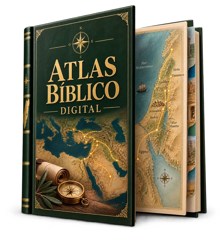 Mockup del Atlas Bíblico Digital