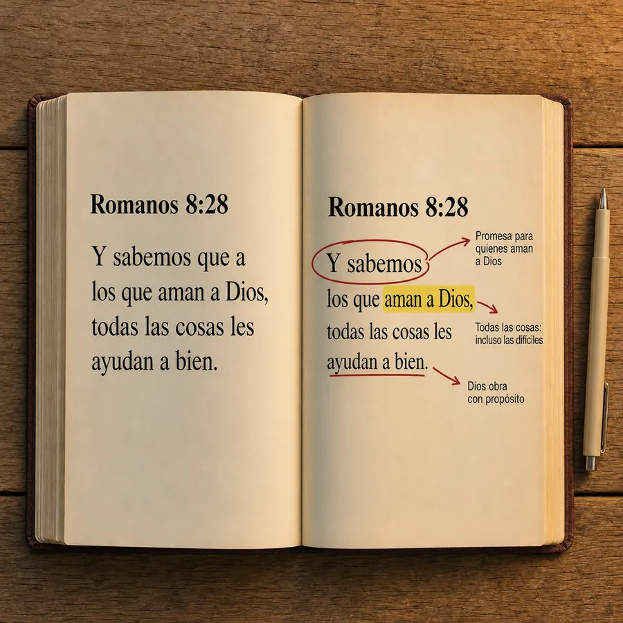 Página explicada de Romanos 8:28